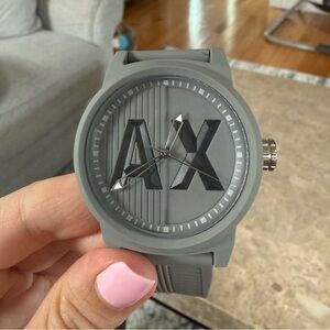 Armani Exchange Men's Matte Gray Watch